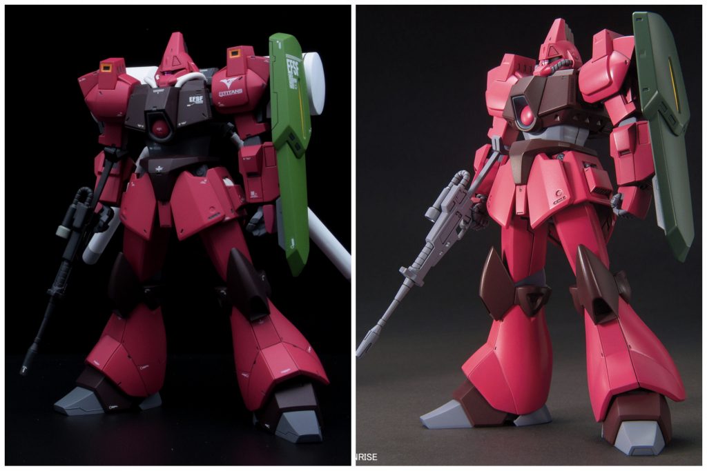 素組と比較。キットは割と華奢に見えたので少しマッシブになるよう調整しました。最後まで見ていただきありがとうございました!