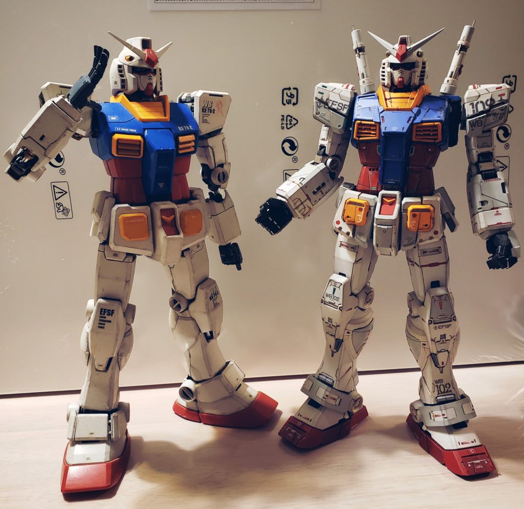 20年がんばってくれたPGガンダム。置き場がなく、ボロボロのため、残念ながら新旧交代となります。お疲れ様でした!