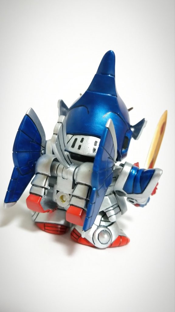 青い羽が生えました