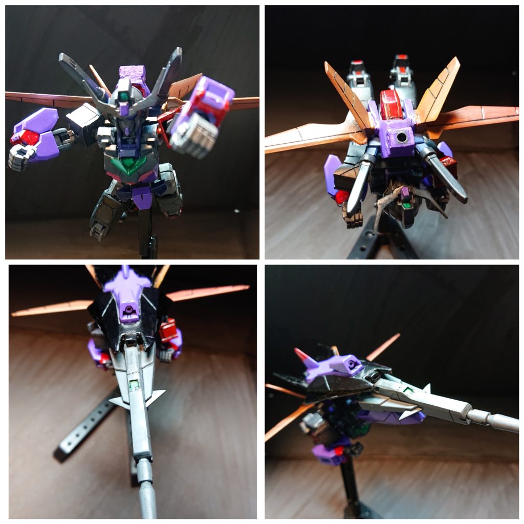 一応、変形手順を撮ってみたのですが、中々上手く取れませんでした💦