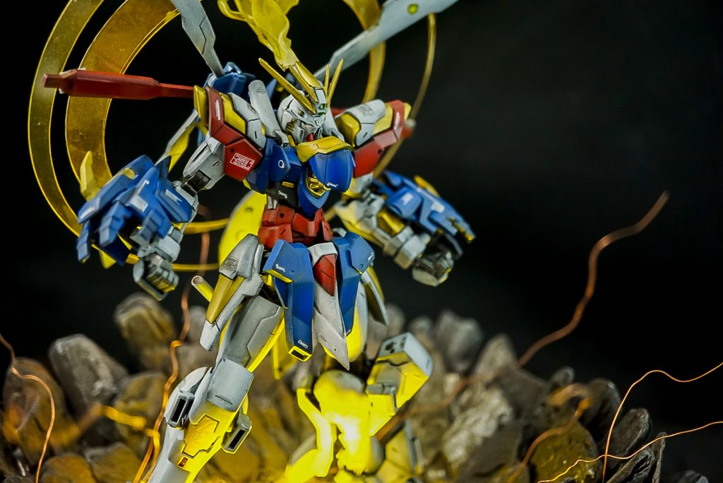 以前作った明鏡止水用台座を使ってなんちゃって明鏡止水