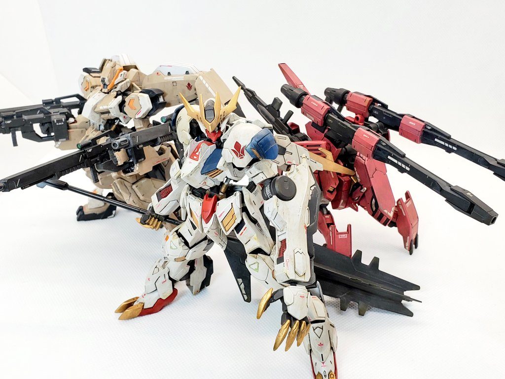 鉄華団ガンダムフレーム揃い踏み!