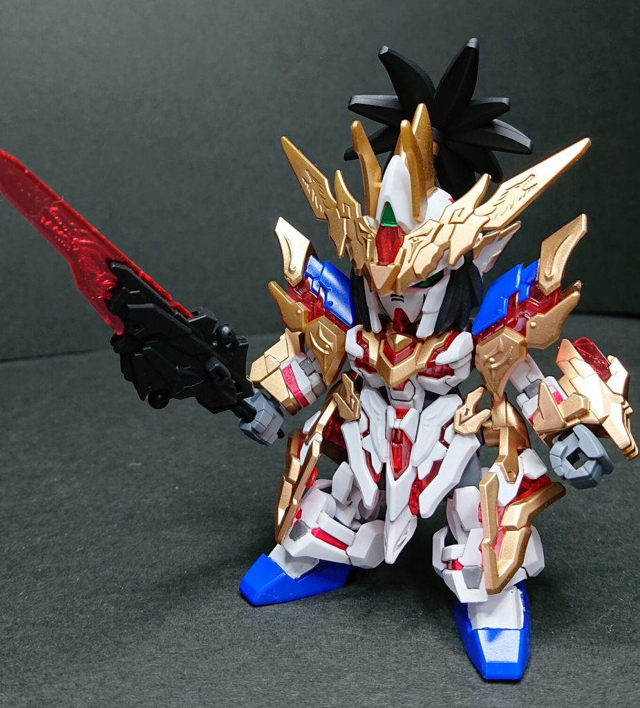 それでも苦労した分、完成品を前にニヨニヨしてしまいましたけど(*^_^*)HGやMGとは違った魅力がありますね。