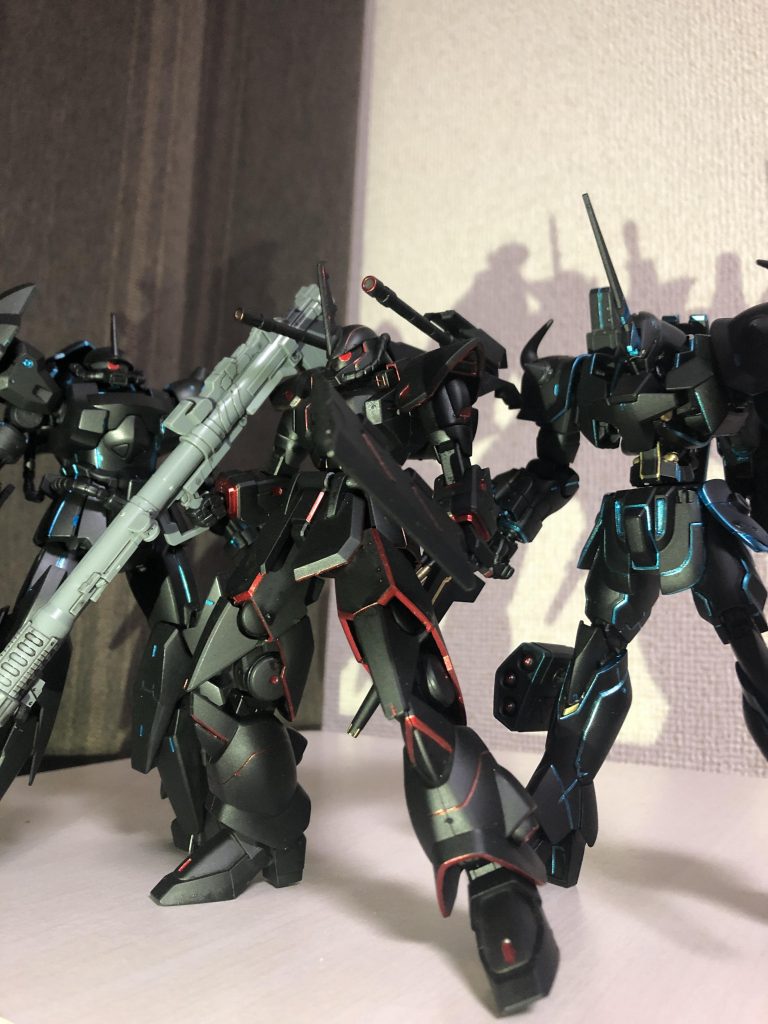 最後に黒光シリーズABCです❗️全部見てくださった方ありがとうございました✨✨😊もし良かったら、好みのタイプコメントしてくださると嬉しいです😊まだの方は他のシリーズも是非見てみて下さい!次回からはまた白ベースの機体に戻ります!