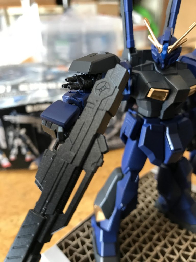 腕部ガトリングも再現しました。