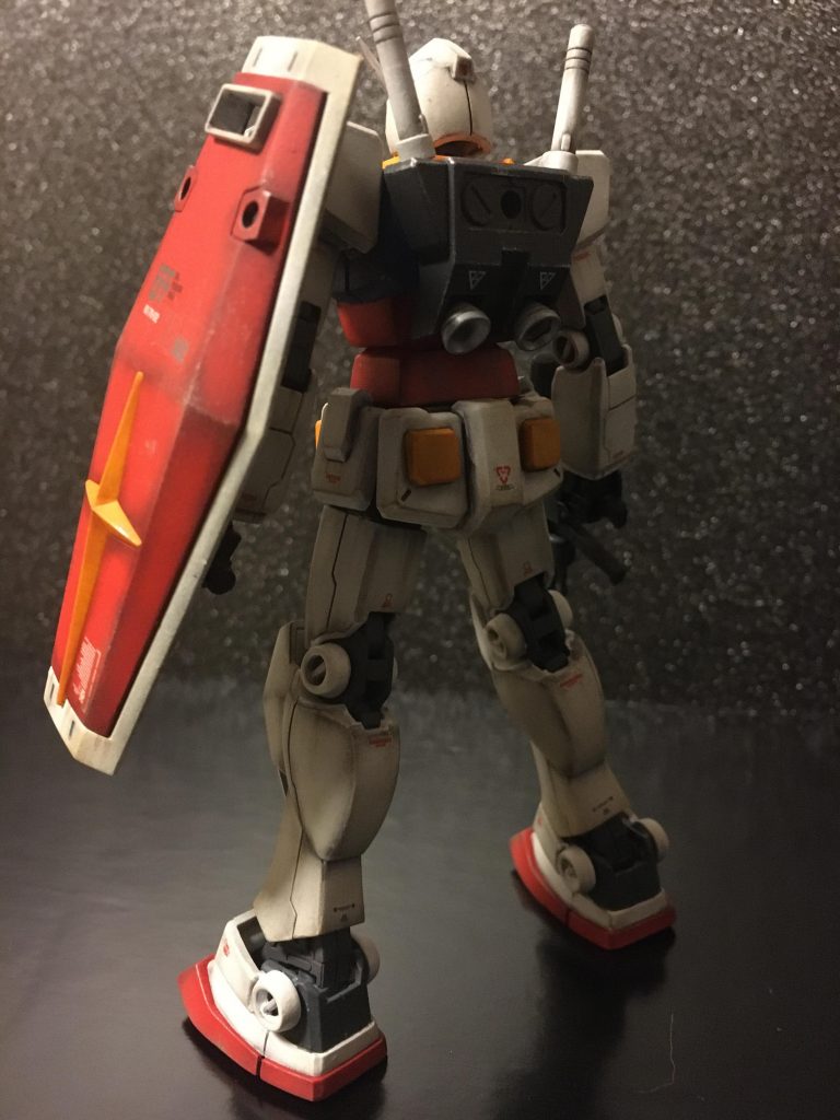 オイル汚れのウェザリングは実は初挑戦でした(´・ω・`)