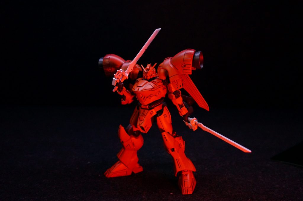 赤い光で撮影。これで撮影しようと思っていたのですが凹凸感がなくなるので却下。