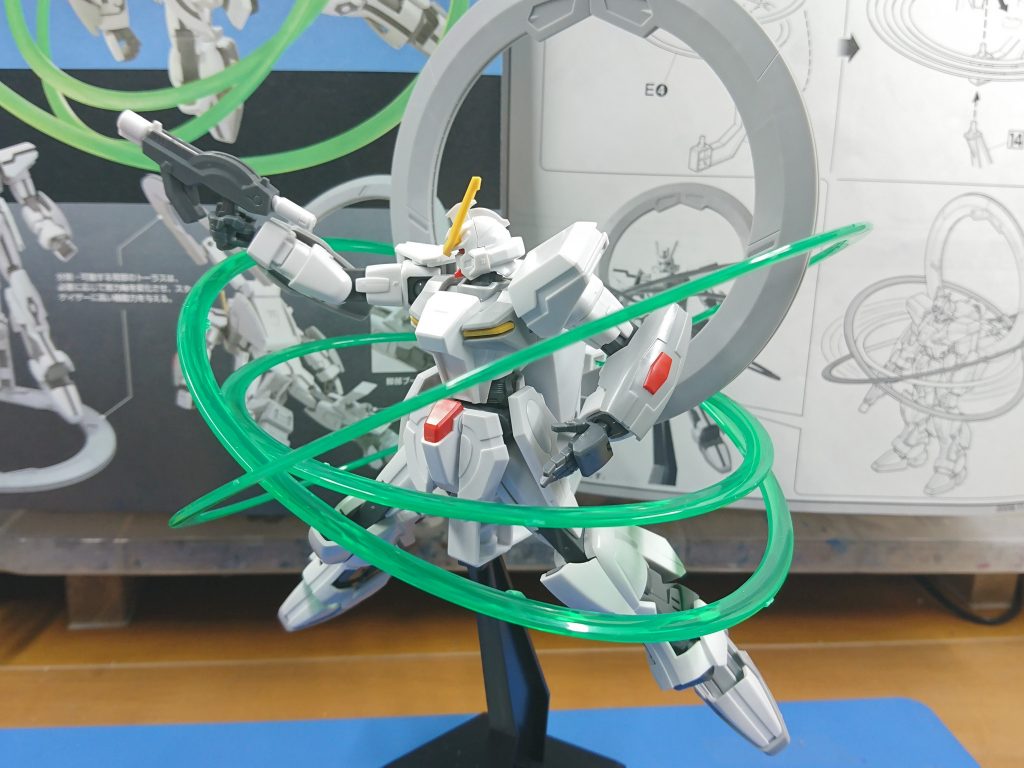 素組の状態です。やはりHGだと驚きの白さです…