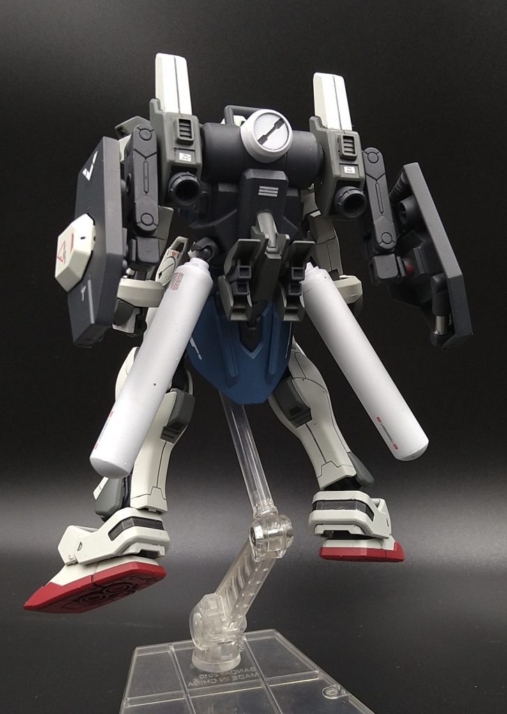 ■リアバックパックはアンジェロ専用ギラズールのバックパックを上下反転させたものをベースにユーゴーやヴィクトリーのパーツをミキシングしています。