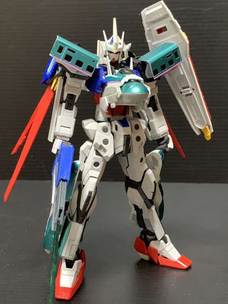 プロポーションの改修、腹部2mm脚部2mm延長しています。