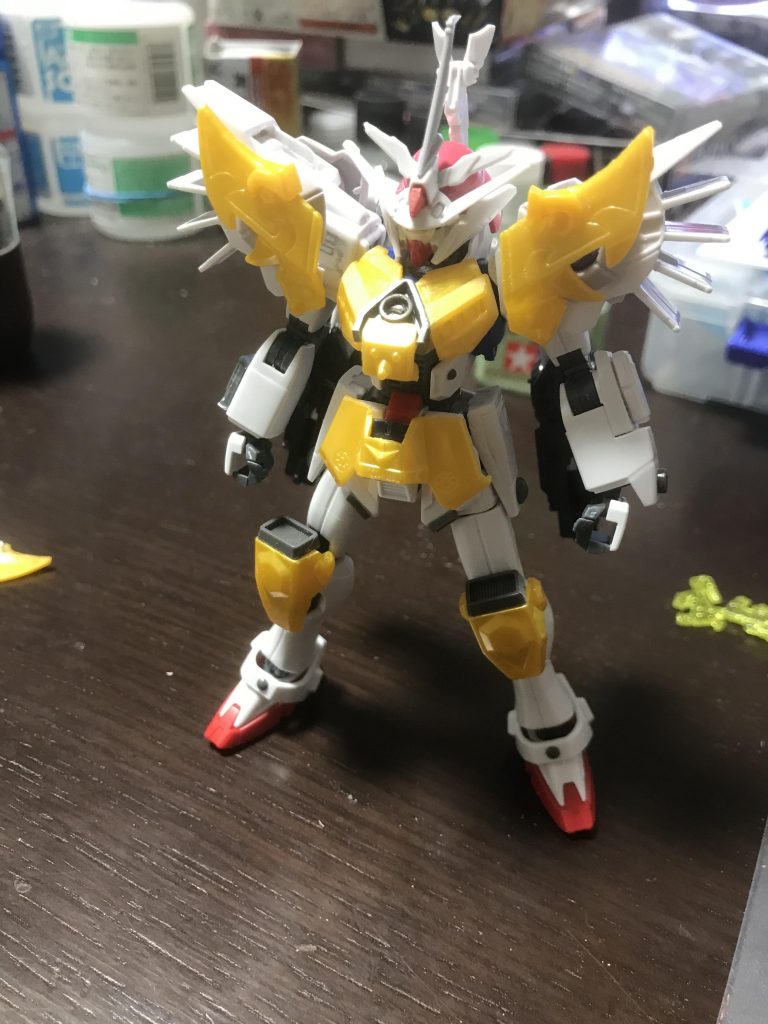 お面は少し変えてます。