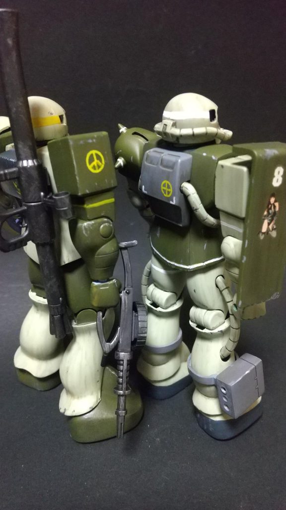 旧キットザク&旧ザク–7枚目/制作者：たぼ