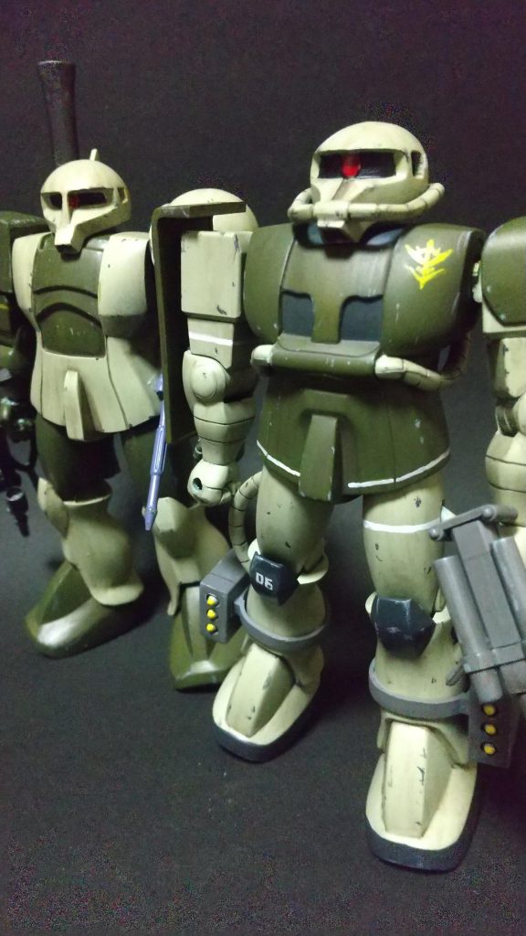 旧キットザク&旧ザク–8枚目/制作者：たぼ