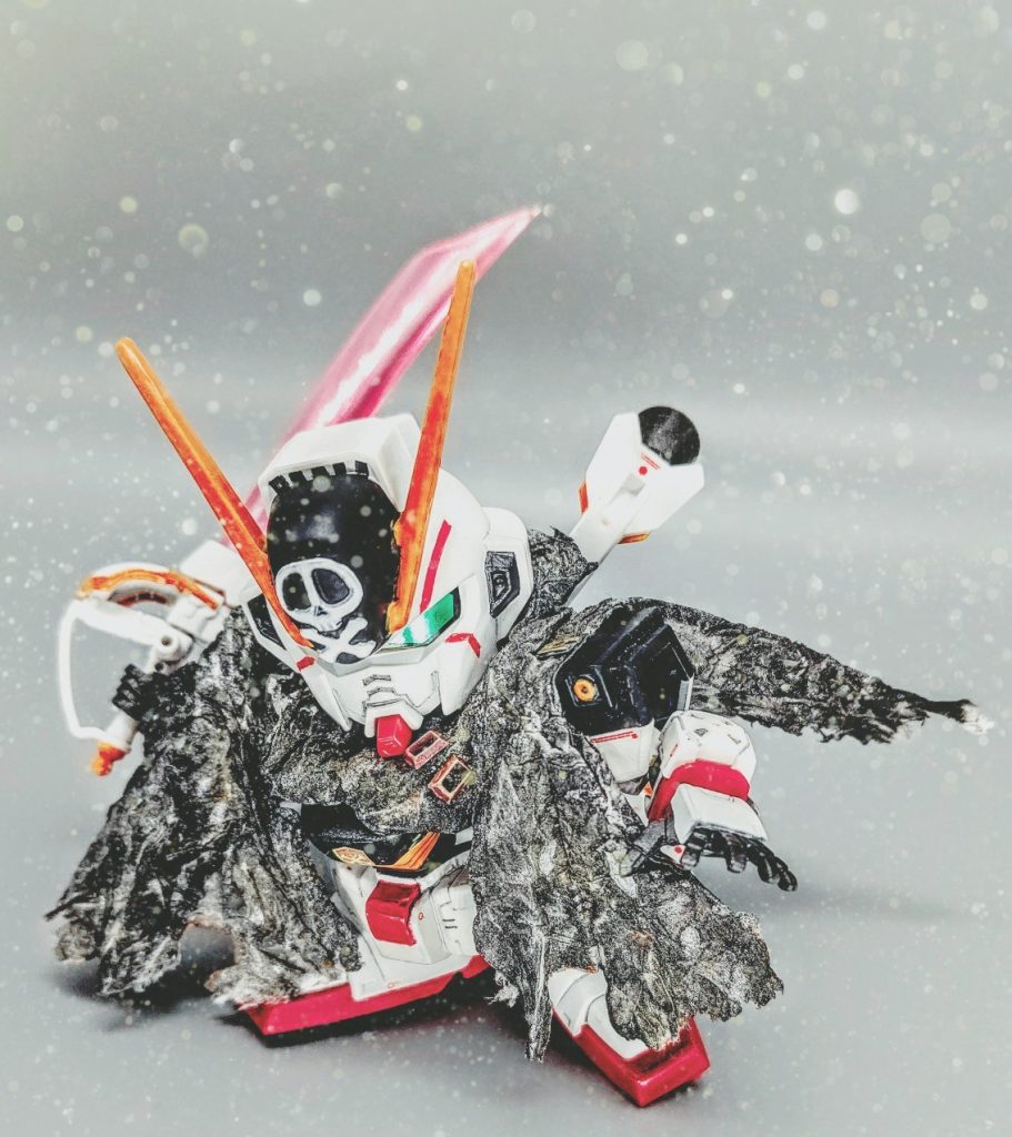 最後は何となく雪の中のイメージで