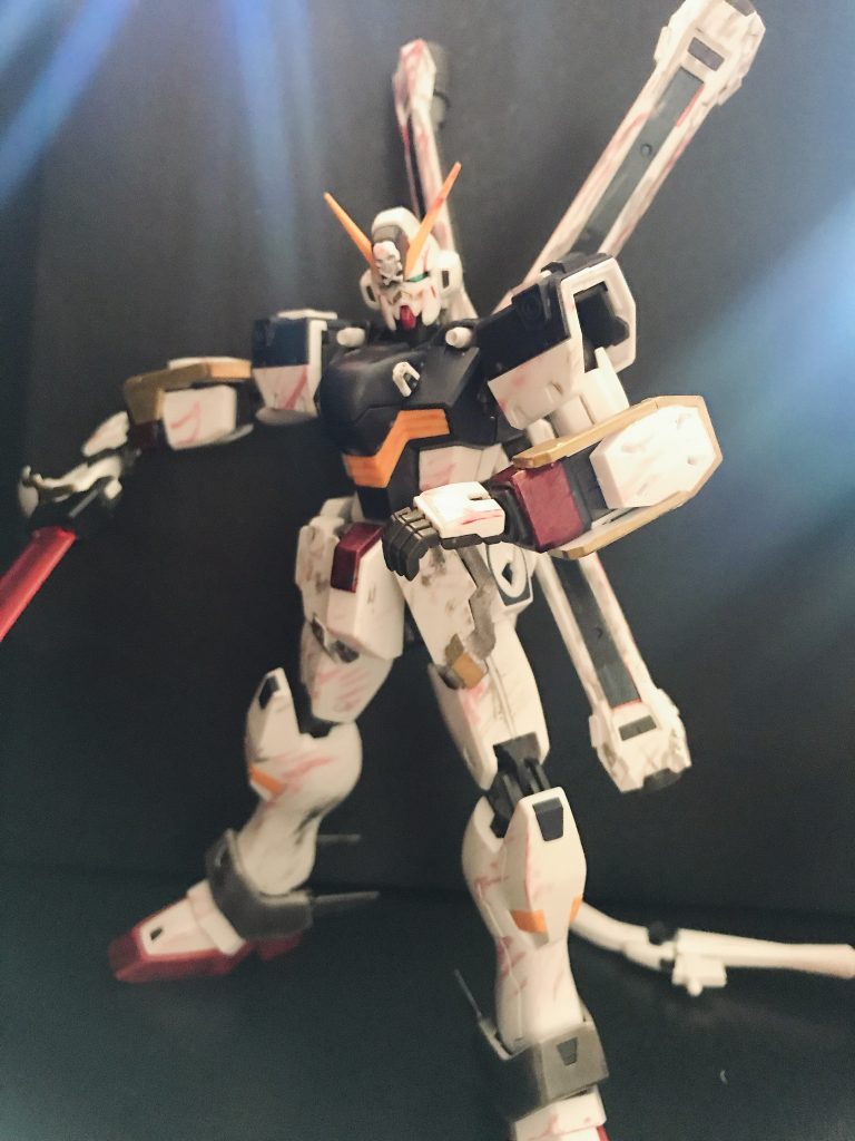 X1はボロボロになっていくイメージなのでウェザリングしてみました。鉄屑とオイルで汚れたイメージ