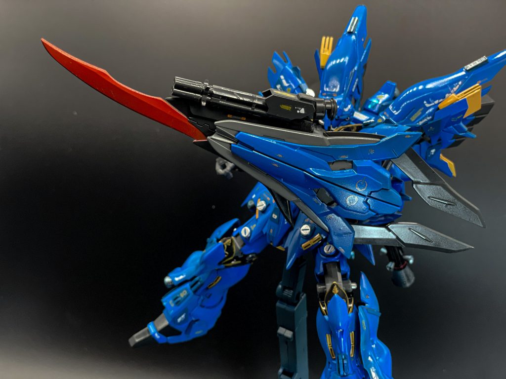 きちんと連結しても盾に当たらないようにガトリングの位置付けはよく考えました( ̄▽ ̄;)