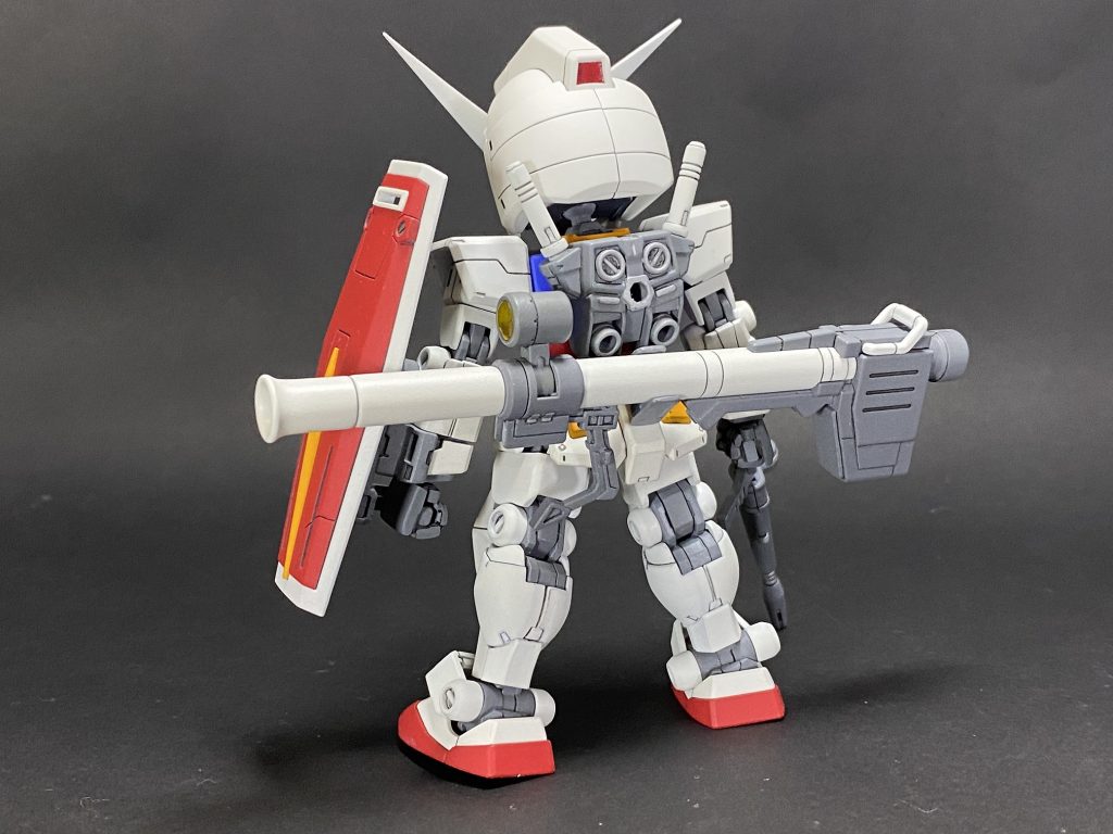 バズーカラックはORIGIN版の接続部を加工して取り付けています。