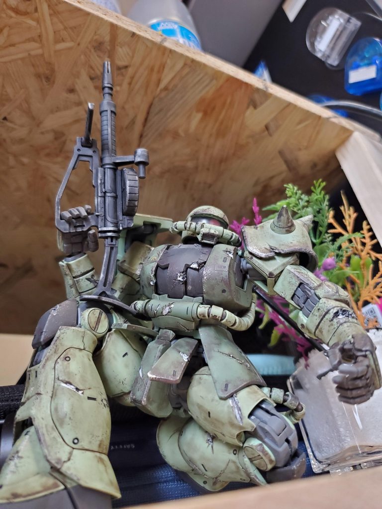 ザクII　ダメージ表現–5枚目/制作者：まくう