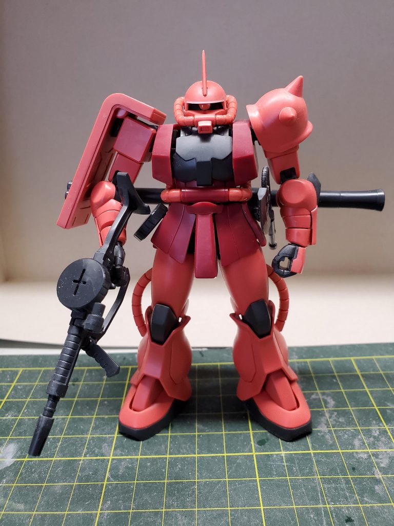 胸の形状も削り込んで角張らせてます😄