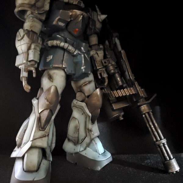 グフカスタム　MG　ダメージ