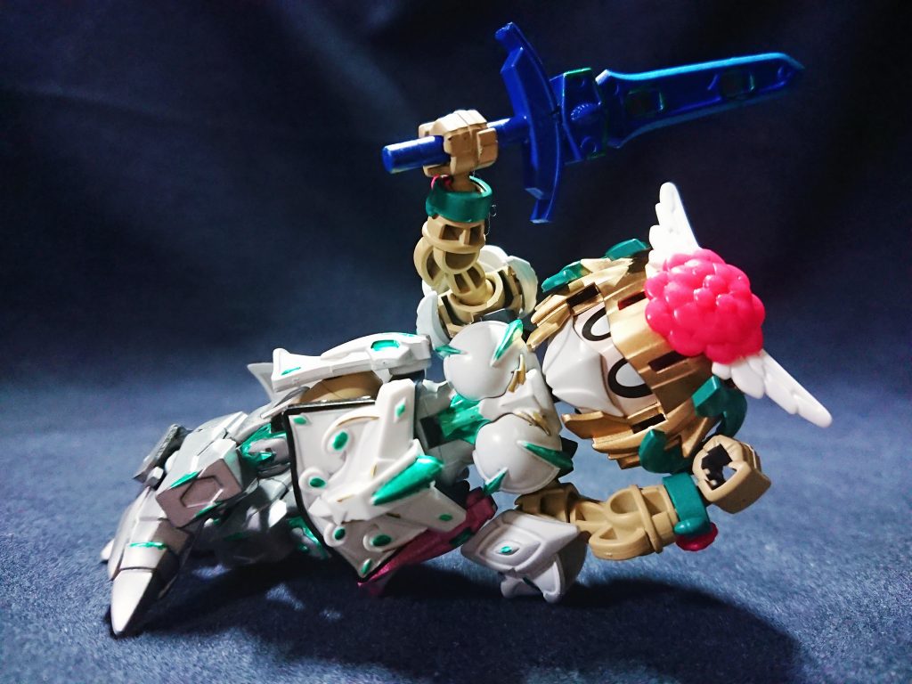 うまくバランスを取れば寝転がった失礼剣もできます。