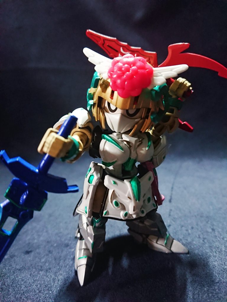 久しぶりのロマサガンダム制作はウルピナです。サガスカの主人公の1人で、二刀流を得意とするユラニウス家の令嬢です。制作案はロマサガンダム制作を開始した昨年春よりありましたが、よいパーツ構成が見つからずここまで延び延びになりました。