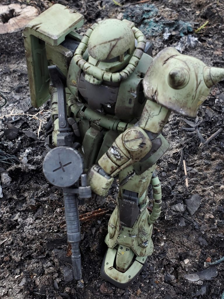 ザクII　ダメージ表現–6枚目/制作者：まくう