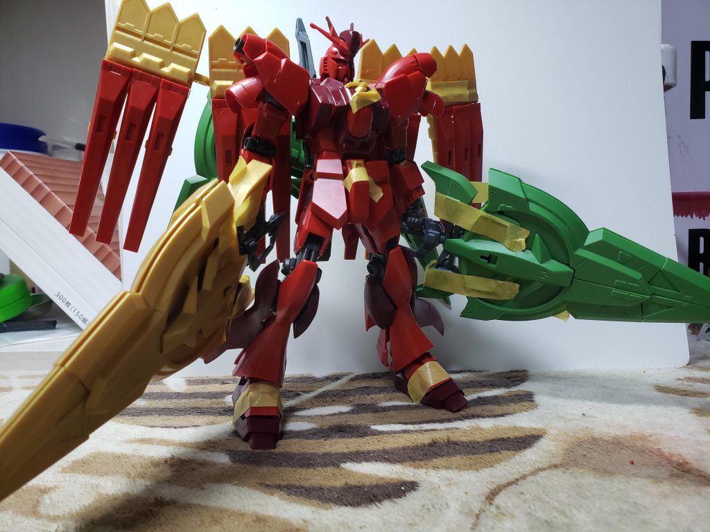 仮組。最初は、ジオニックソード持たせるイメージでした。