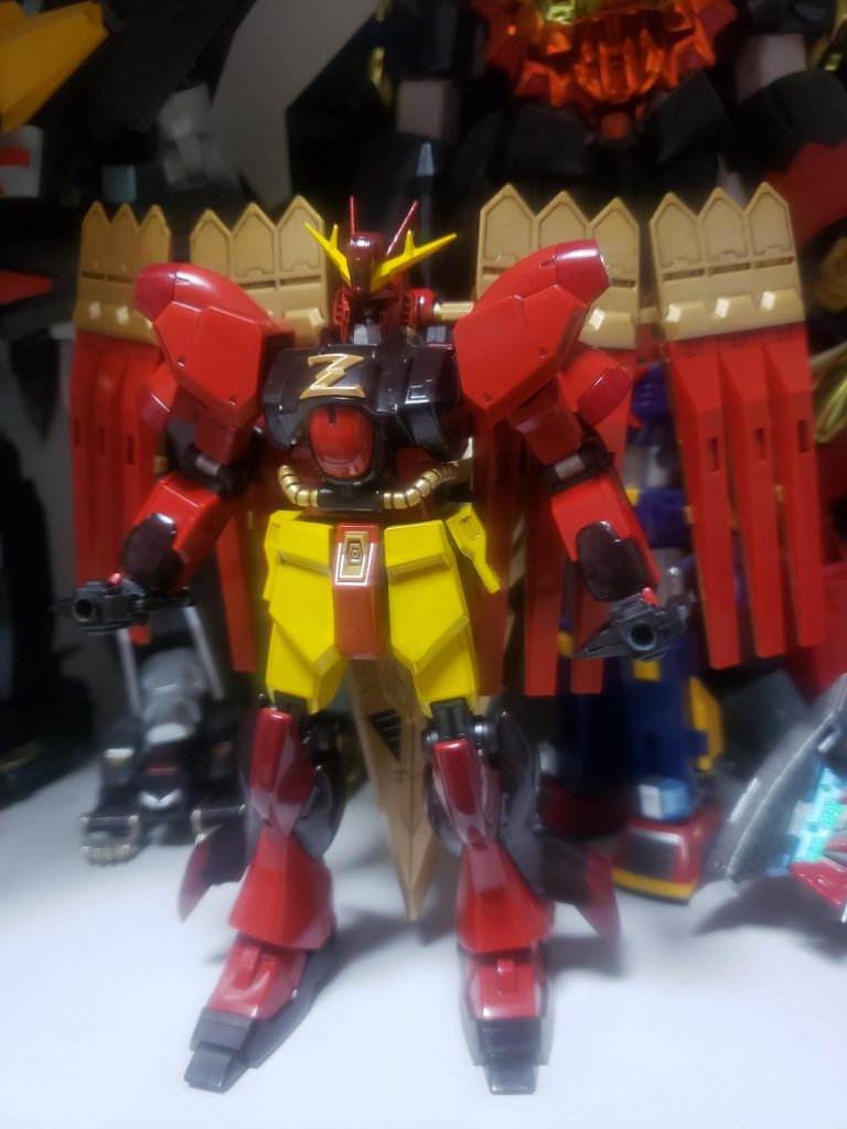 おおまかな塗装終えて。塗装ブース無いが思い切って初エアブラシ、すげー❗筆塗りと全然違う-!感動した、えぐい!