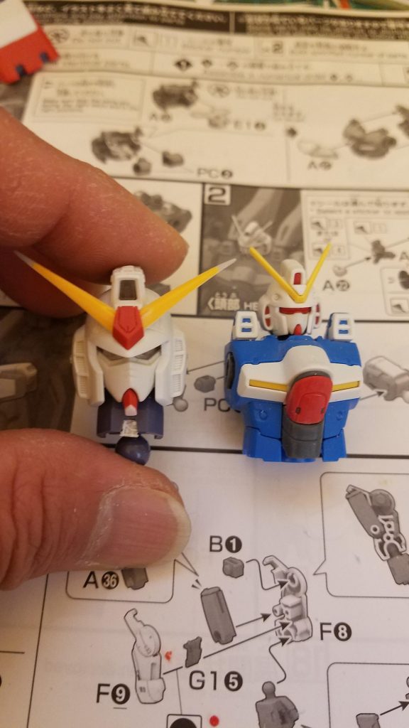 オマケの大きさ比較w隣のマークIIの頭はMGですこう見るとかなり小さいのが分かります！