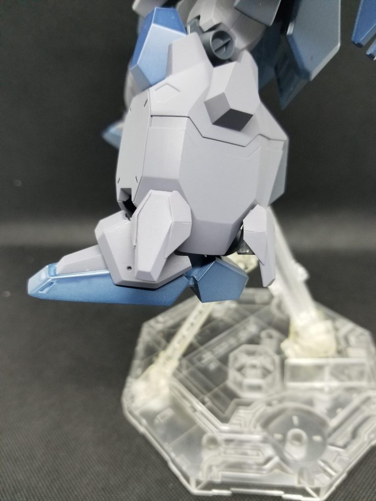 足のバーニア部をちょっと加工