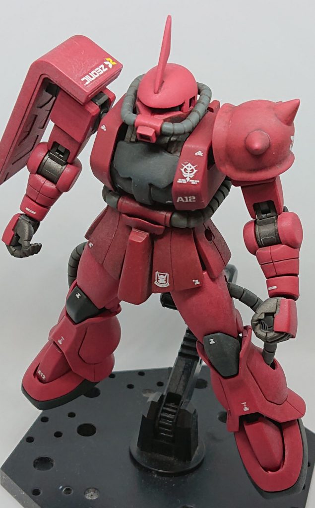 【ザクの日】MS-06S  シャアザク–7枚目/制作者：ガンプラおじさん