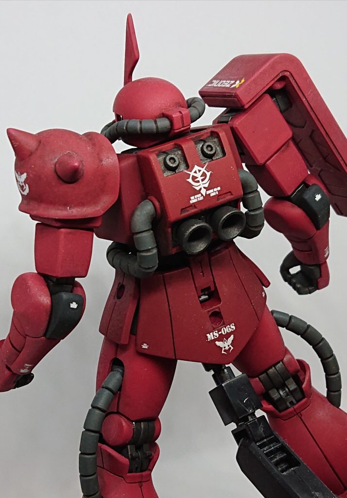 【ザクの日】MS-06S  シャアザク–8枚目/制作者：ガンプラおじさん