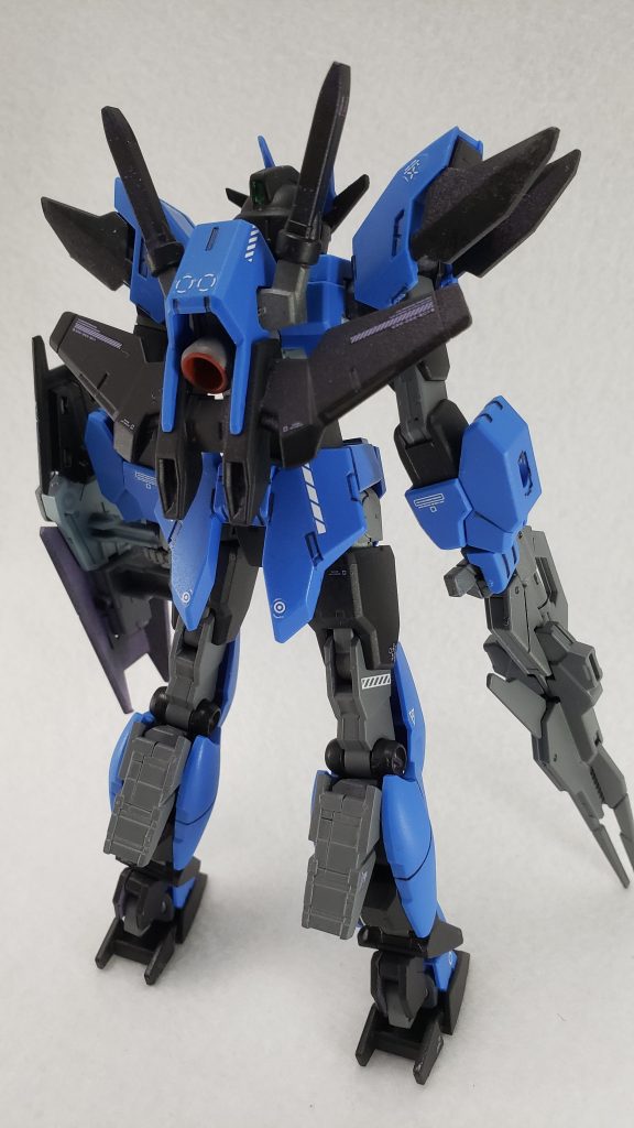 バックショット。バーニア内部はエナメル塗料のフラットレッドで塗装しました。