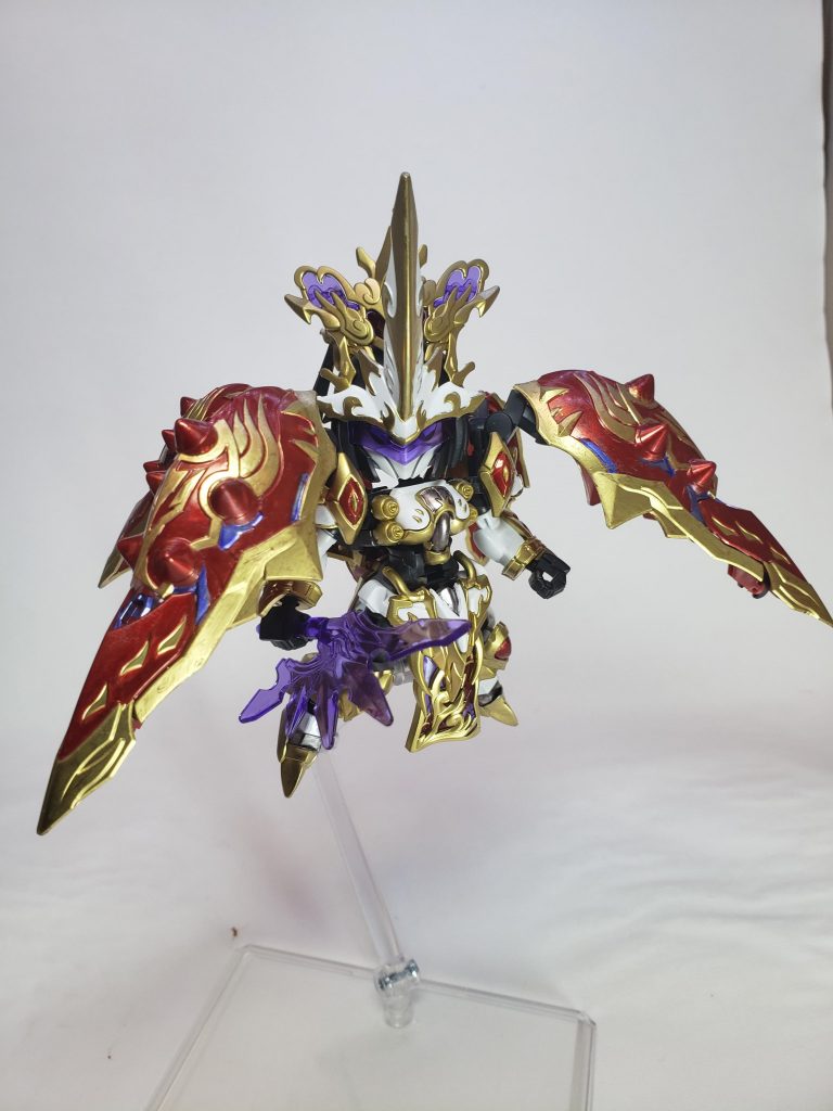 単体での写真も。なかなか豪華な装飾をした機体でしたが楽しく作成できたので満足です。