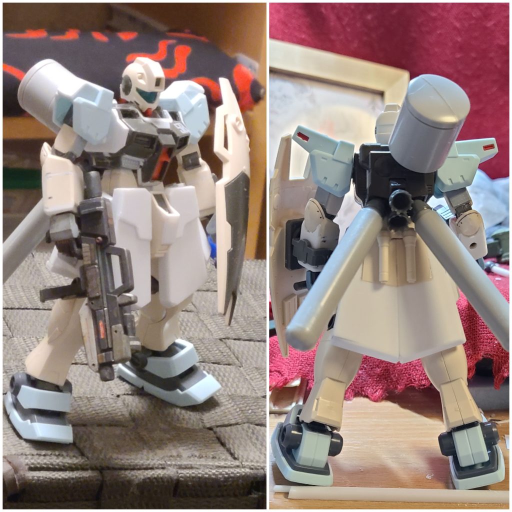 塗装前の仮組み状態。