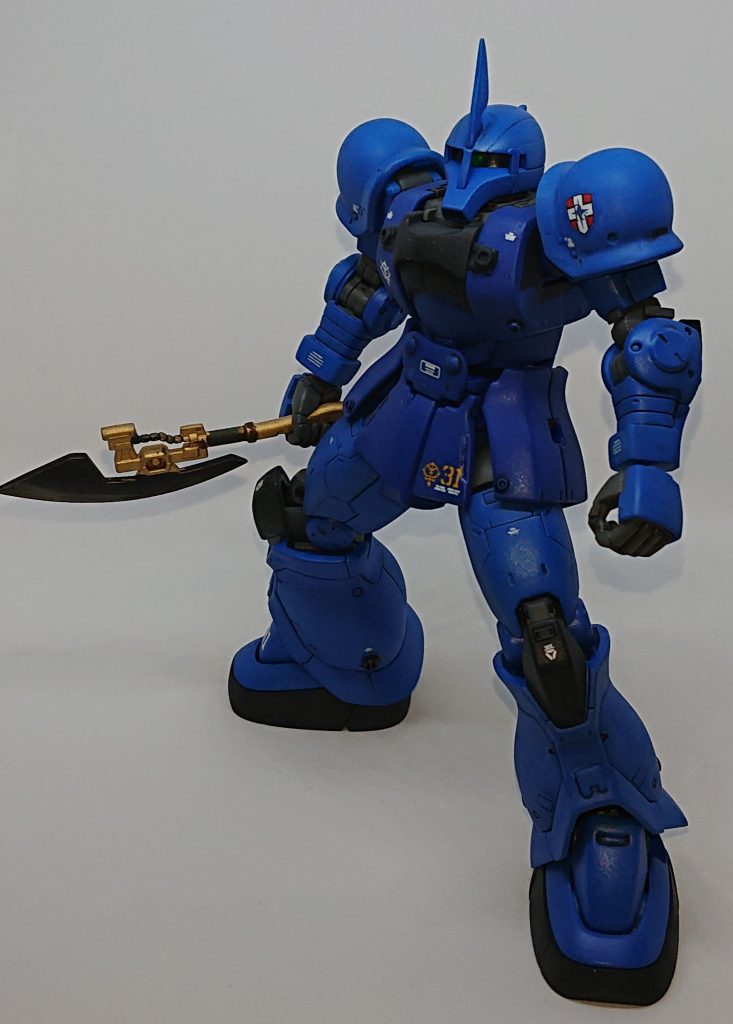 ヒートホークは過去作のガルマザクから拝借。