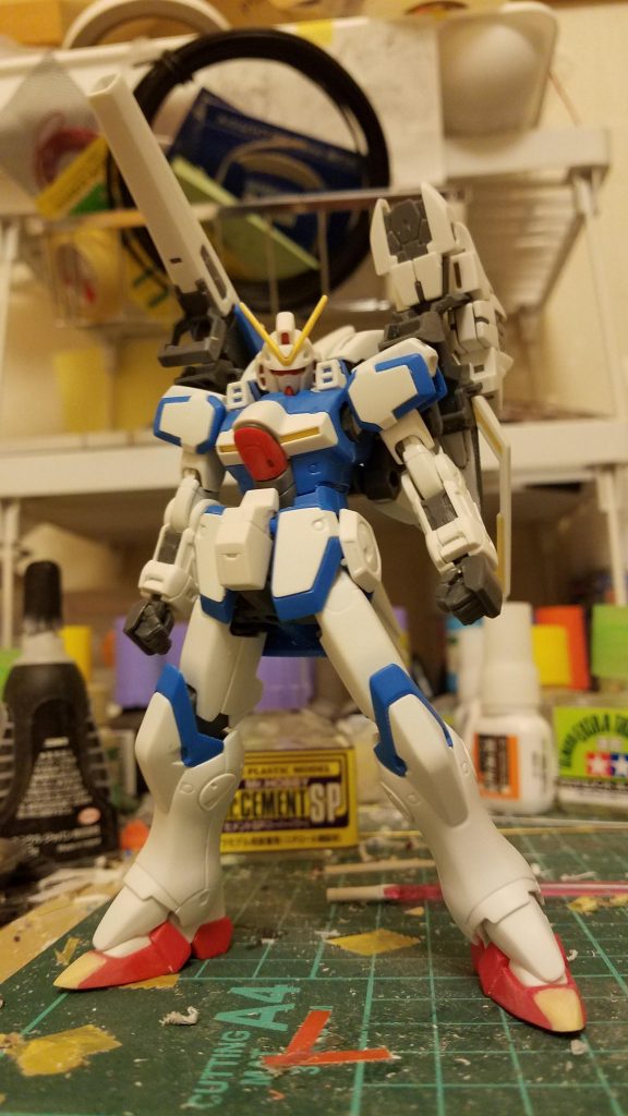 全体的に見て貫禄が出るように延長してあります