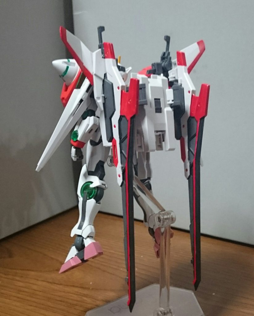 ・ザンダブルオーガンダム・背面ちなみにダブルオー本体は以前の投稿以降に部分塗装を加えてるっス