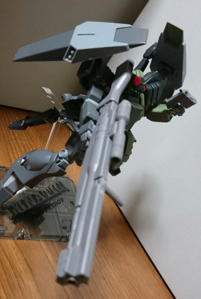 スナイパーライフルは銃持ち手で保持