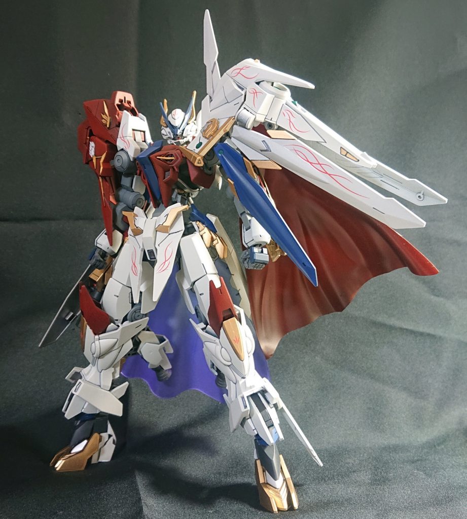 ロードアストレイ・レオブレイブシバツカサが、某司令官のフィギュアに触発され、次のアストレイの改修案としてイメージした機体。