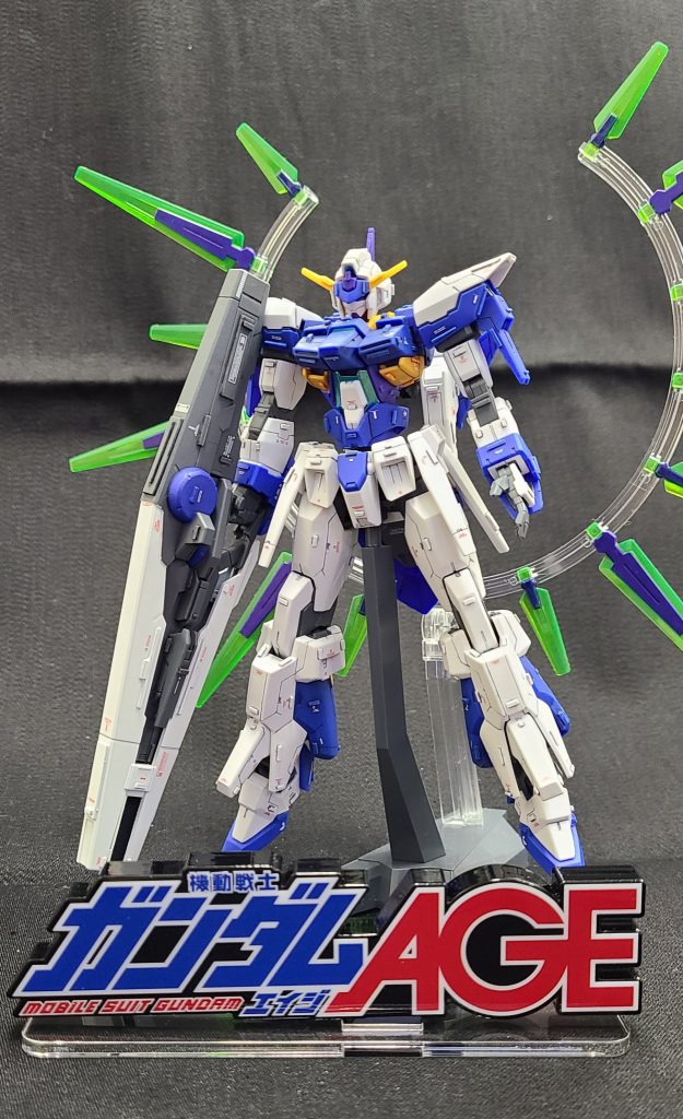 アクリルロゴディスプレイと記念撮影