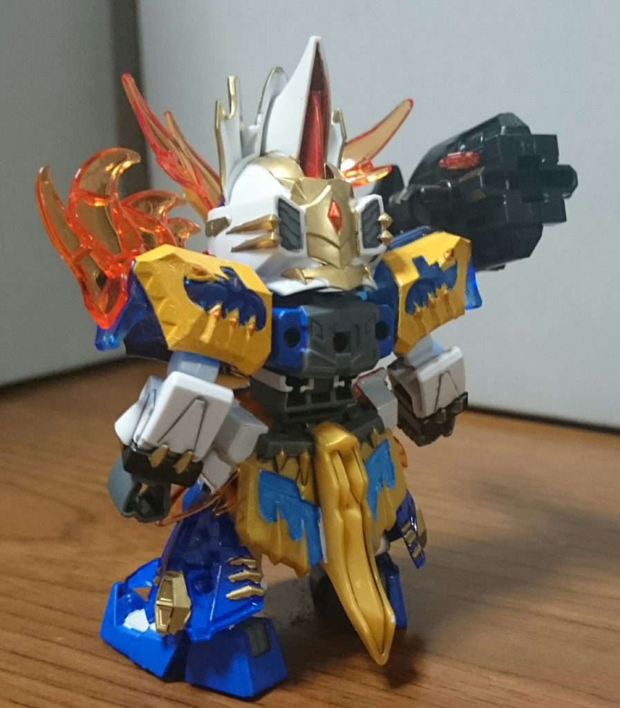 ・背面レッドを調色したメタオレンジはかなり好みな感じの深いオレンジ色に