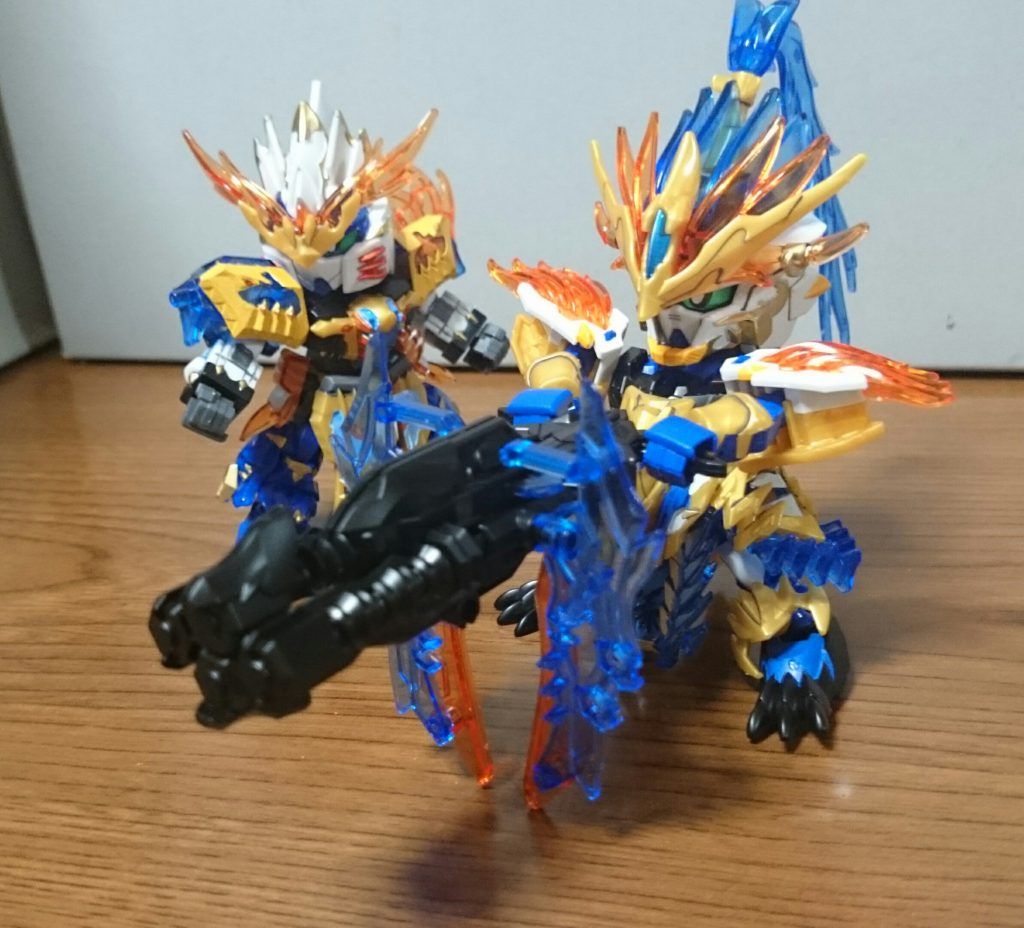 孫策の蒼虎影と合体！！モチーフはタクティカルアームズのガトリングフォーム