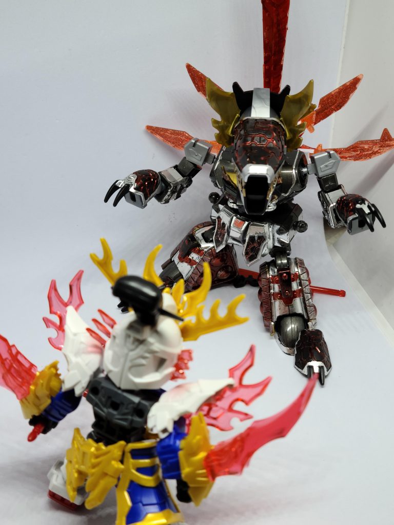 大柄になったとは言え、流石にアニメほどのサイズ差にはなりませんね。