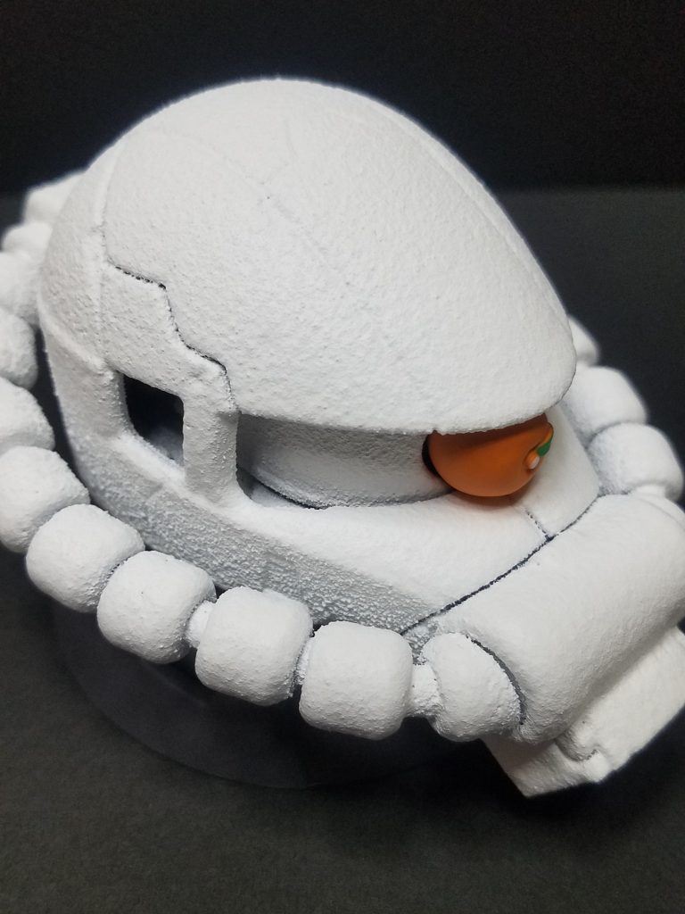 本来は塗装したものを石のような質感にするものですが、これのホワイトなら雪像っぽくなるはず!と即採用。雪像風に見えるでしょうか?