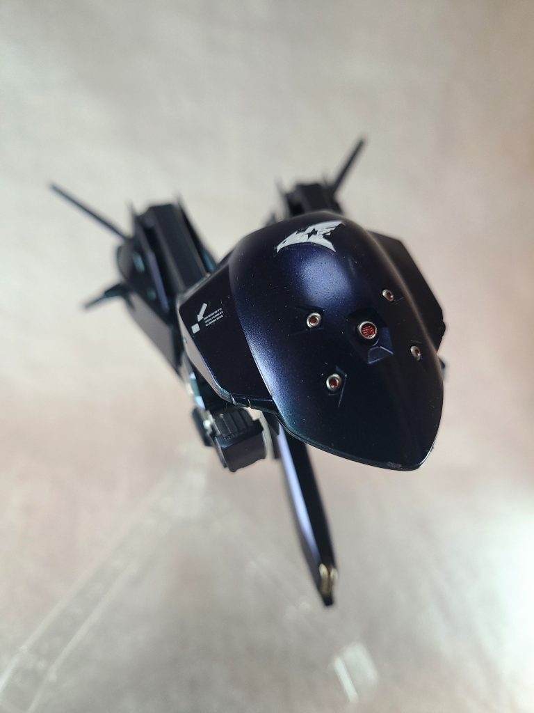 なお、本機はインレ形態での出撃が発令されていたが換装が間に合わず、うちファイバーIIユニットはカール・マツバラ中尉の搭乗するヘイズル・アウスラに装備されており、こちらも機体ともども破壊している。残るユニットは、轟沈するアスワンと運命をともにしている