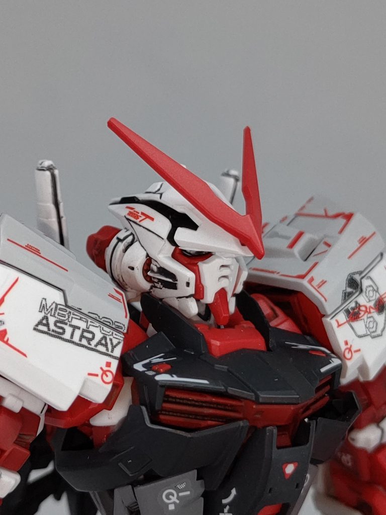 頭部のスミ入れが難しかった…