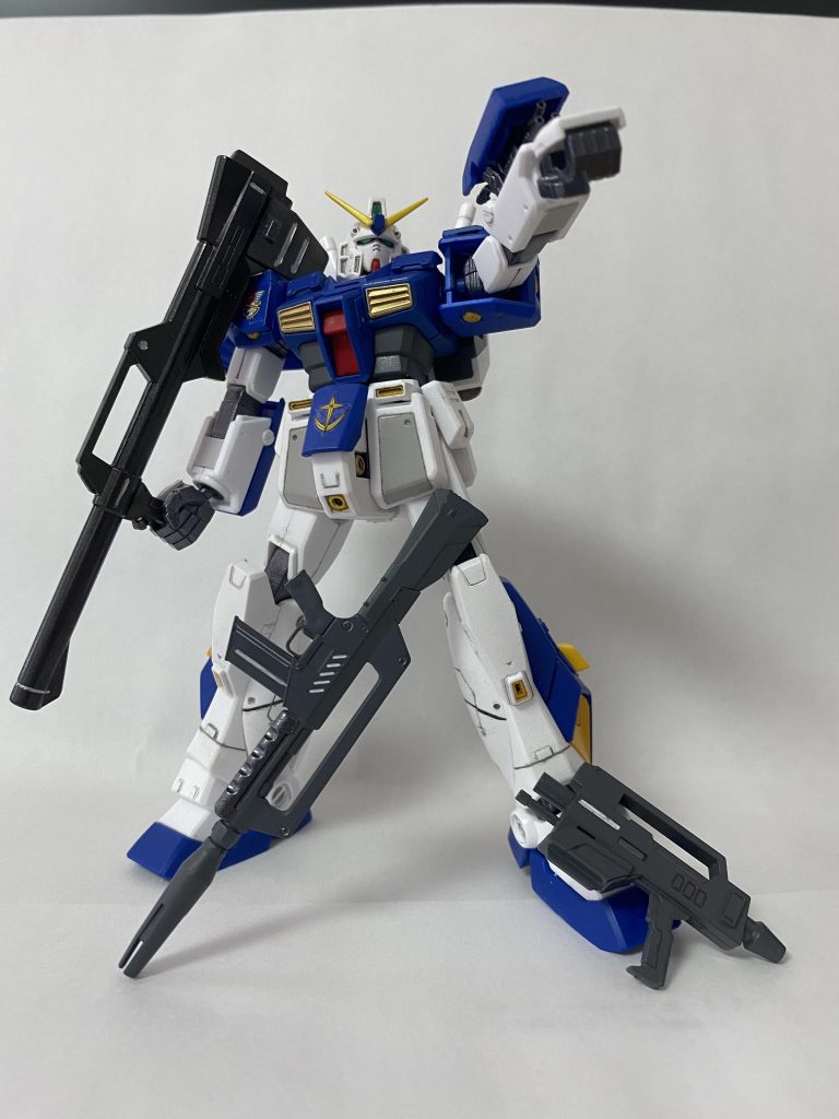 武装はハイパーバズーカ、ビームライフル、ビームガン、いずれも軽微改造しました。