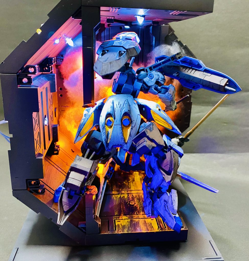 HGIBO◇鉄血のオルフェンズ◇ガンダムキマリスヴィダールVSガンダムバエル–4枚目/制作者：H4co Y